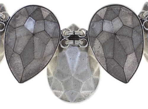 image for Necklace collier Tears of Joy Lila crystal heliotrope size L