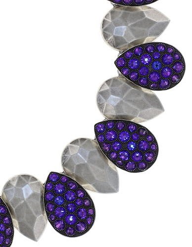 image pour Collier Collier Tears of Joy Lila crystal heliotrope size L