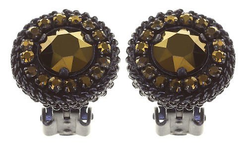 image pour Boucles d'oreilles Clip Rock 'n' Glam Noir  