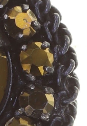 image for Earring Clip Rock 'n' Glam Black  