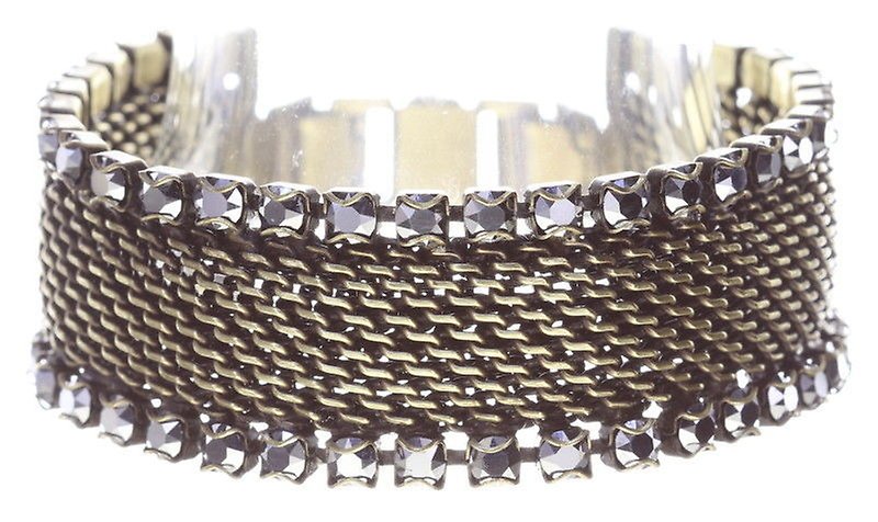 image for Bracelet Rock 'n' Glam Grey crystal lt.chrome 