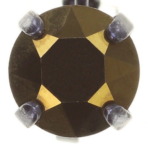 Bild für Ohrringe mit Brisur Black Jack Braun Kristall dorado SS 39