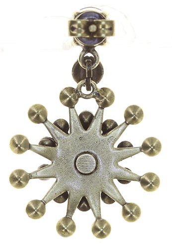 image pour Clou d'oreille pendant Night Sun Vert / Lila  