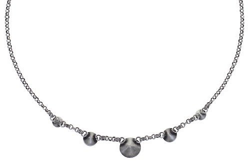 image for Necklace Rivoli Blue / Green aquamarine vitrail light 