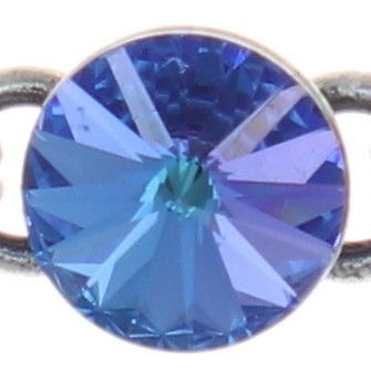 image pour Collier Rivoli Bleu / Vert aquamarine vitrail light 