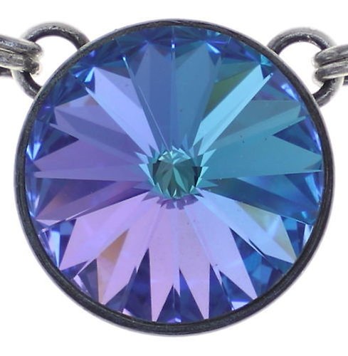 Kép Necklace Rivoli Blue / Green aquamarine vitrail light 