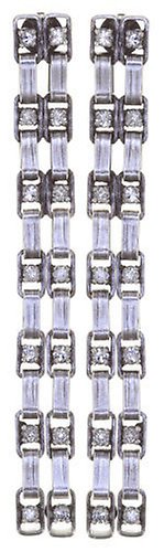 image for Earring Stud Dangling Industrial White  