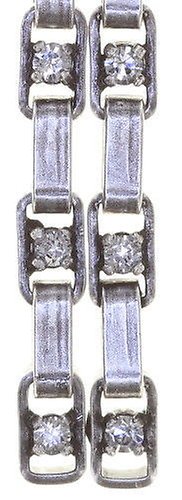 image for Earring Stud Dangling Industrial White  