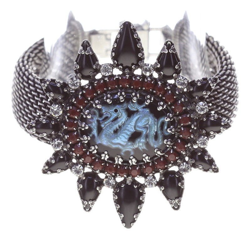 Bild für Armband Knights of the Dragon Schwarz  Größe XL