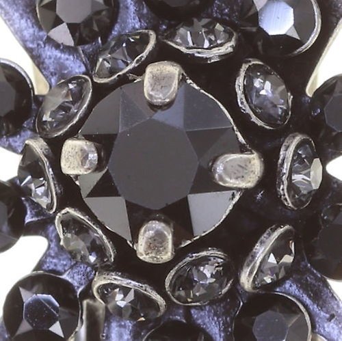 image pour Boucles d'oreilles Clip Night Sun Noir  