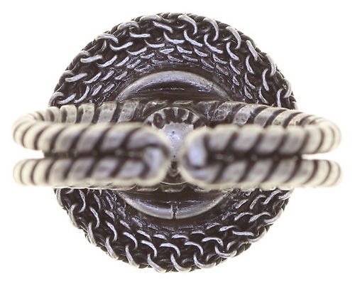 image for Ring Rock 'n' Glam white crystal 