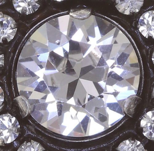 image for Ring Rock 'n' Glam white crystal 