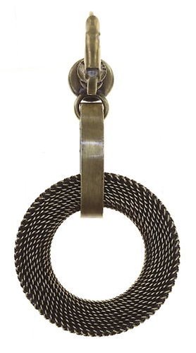 image for Earring Eurowire Dangling Rock 'n' Glam Grey crystal lt.chrome 