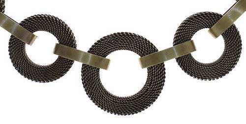 image for Necklace Rock 'n' Glam Grey crystal lt.chrome 