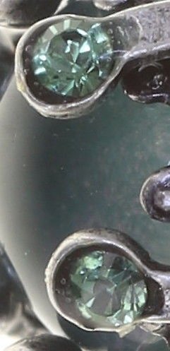 image for Earring Stud Country Spring Blue / Green  8 mm