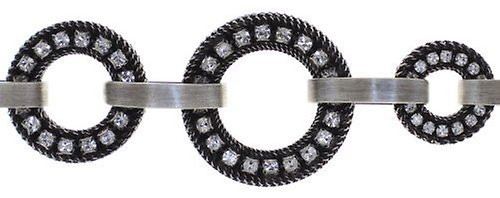 image for Bracelet Rock 'n' Glam white crystal 