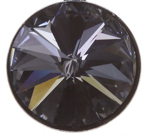 image pour Boucles d'oreilles Eurowire Rivoli Gris crystal night fall 14mm