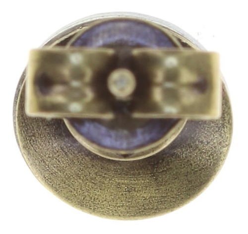 image pour Clou d'oreille Rivoli Beige crystal golden shadow 