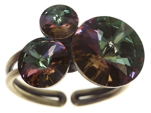 image for Ring Rivoli Green lt.colorado topaz vitrail light 