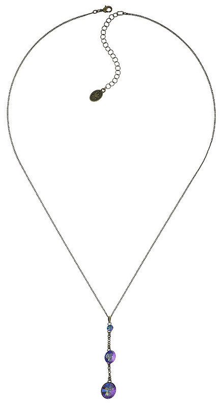 image pour Collier pendant (long) Rivoli Lila crystal paradise shine 