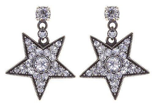 image pour Clou d'oreille pendant Dancing Star Blanc  size M