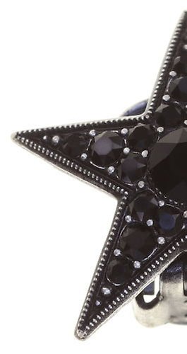 image for Earring Clip Dancing Star Black  size M