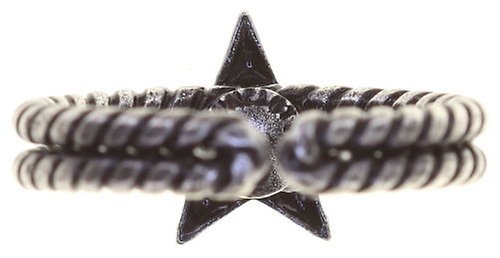 image pour Anneau Dancing Star Noir  size XS