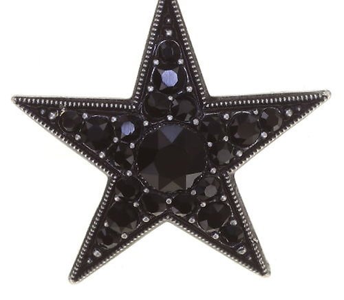 Kép Earring dangling Dancing Star Black  size L