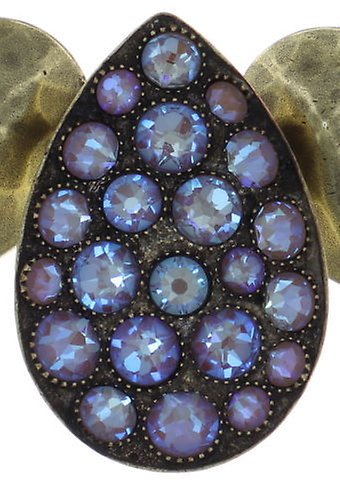 image for Necklace Tears of Joy Brown crystal cappucci size L,M,S