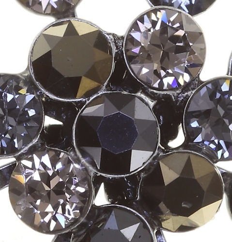 Bild für Ohrstecker Magic Fireball Schwarz / Grau  Classic Size (21mm Ø)