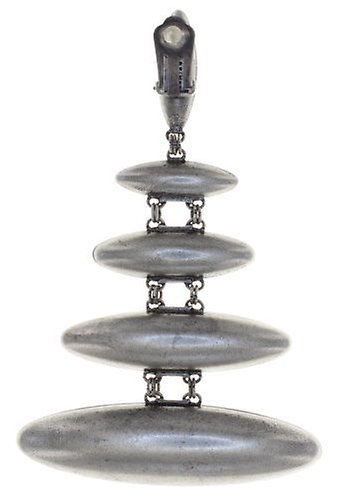 image pour Boucle d'oreille Clip pendante Back To The Future Bleu  