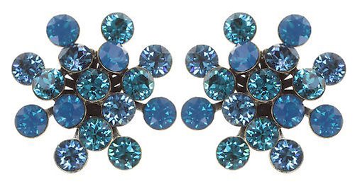 image for Earring Stud Magic Fireball Dark Blue  Classic Size (21mm Ø)