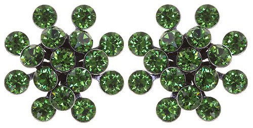 image for Earring Stud Magic Fireball Green Fern Green Classic Size (21mm Ø)