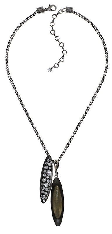 image for Necklace pendant Back To The Future White crystal 