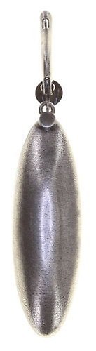 image for Earring dangling Back To The Future White crystal 