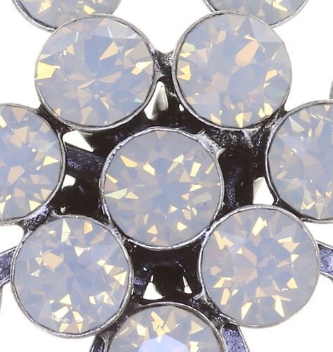 image for Earring Stud Magic Fireball White  Classic Size (21mm Ø)