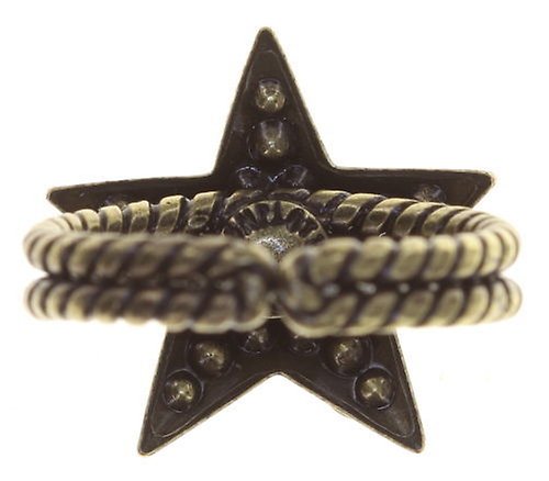 image pour Anneau Dancing Star Marron  size M