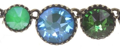 image for Necklace Water Cascade Amazon blue/green 