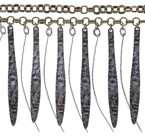 image pour Bracelet / Chevillière Global Glam apricot silver  