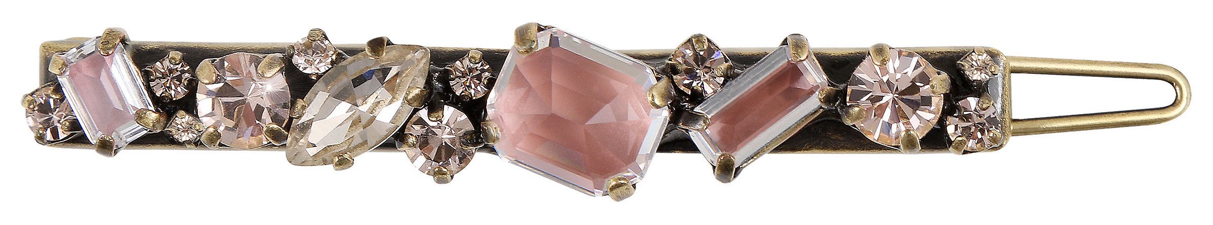 image for Hairclip Mix the Rocks Crystal Blush Beige 