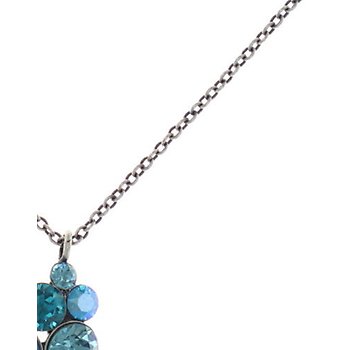 image pour Necklace pendant Petit Glamour lagoon blue/green 