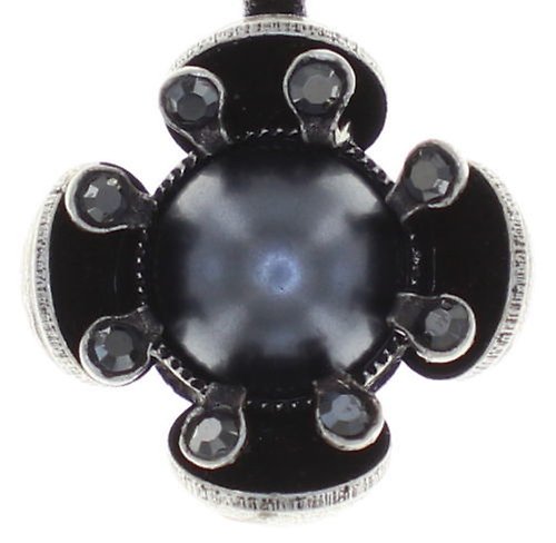 Bild für Halskette hängend (lang) Petit Fleur de Bloom Kohlenstoffblüte Black 