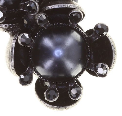 image for Earring Clip Petit Fleur de Bloom Carbon Bloom Black 