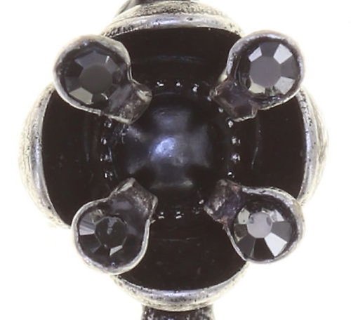 Bild für Halskette h&auml;ngend (lang) Petit Fleur de Bloom Kohlenstoffblüte Black 