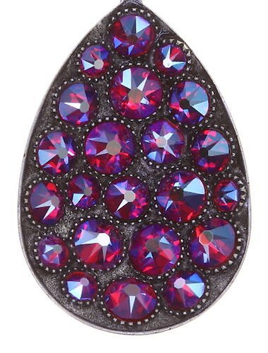 image for Earring Stud Dangling Tears of Joy Clubbing Red Red size L