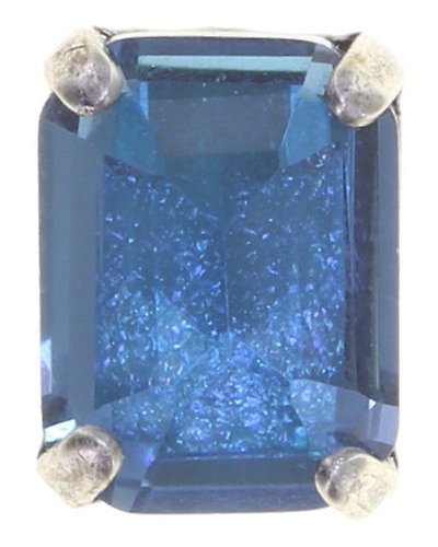 image for Earring stud Mix the Rocks Crystal Blue Blue 
