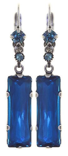 image for Earring Eurowire Dangling Mix the Rocks Crystal Blue Blue 
