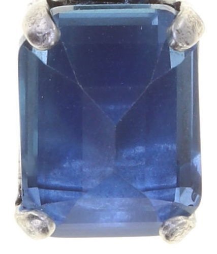 image pour Boucles d'oreilles pendantes Mix the Rocks Bleu Cristal Blue 