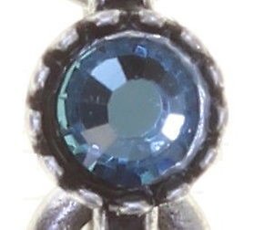 image pour Boucles d'oreilles pendantes Mix the Rocks Bleu Cristal Blue 