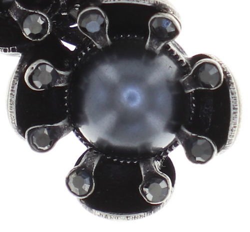 image for Necklace Pendant Petit Fleur de Bloom Carbon Bloom Black 